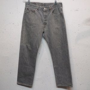 Levi's | 501 gray button fly jeans